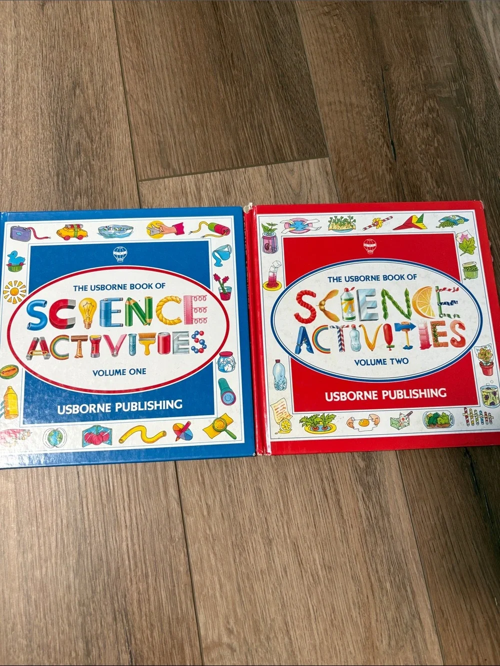 Usborne Science Activities Set Books Volume One and Two Experiments Homeschool